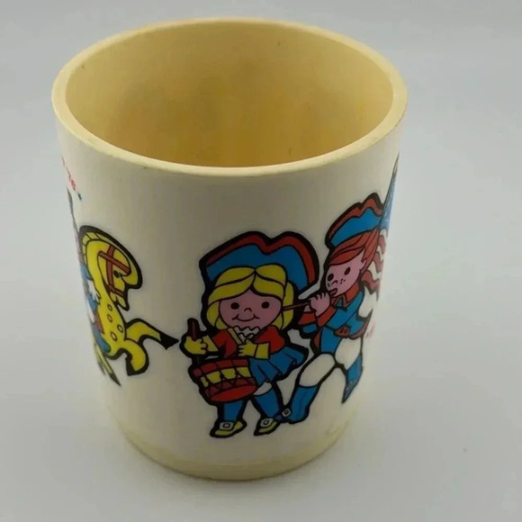 Vintage Deka Elizabeth NJ 1975 Plastic Cup Mug 1776 Spirit of '76 Made in USA - Picture 11 of 11